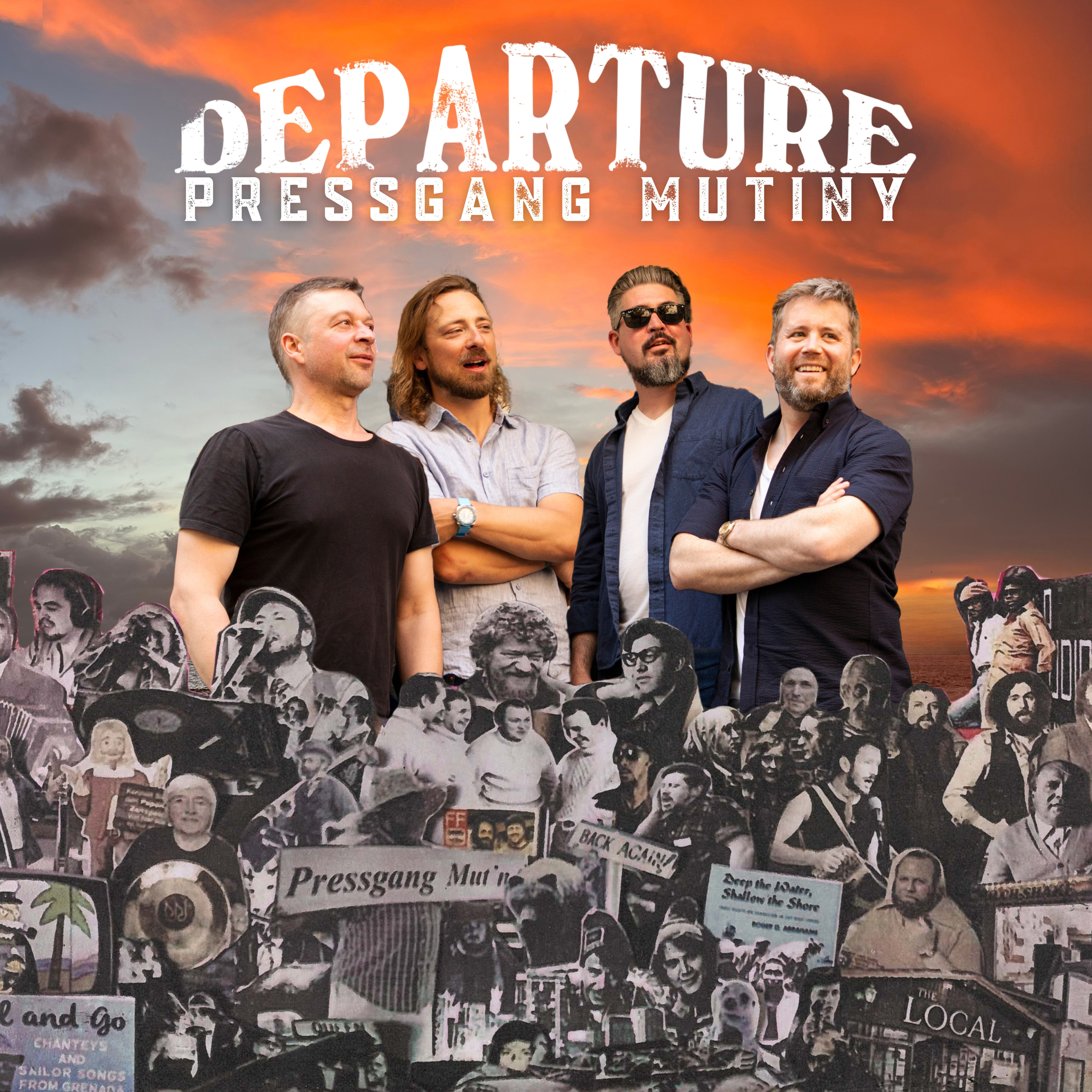 Departure album cover — Pressgang Mutiny